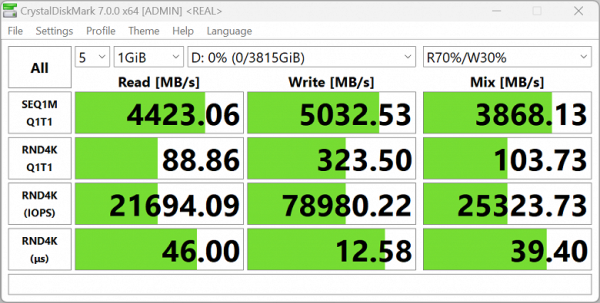 KingSpec XG7000 in the second M.2 slot