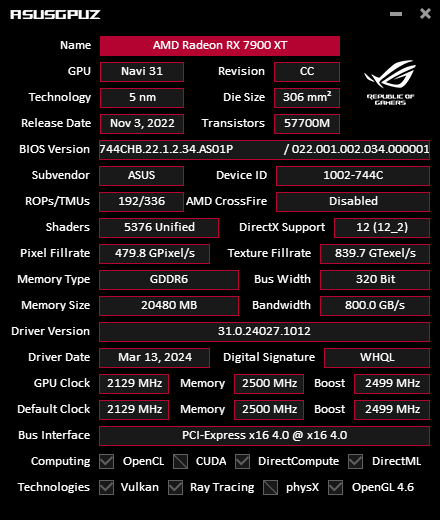 Technical data