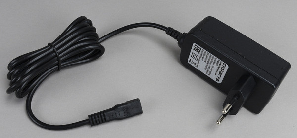 The power supply that powers the base is relatively powerful: according to the marking, it produces a direct current of 1.5 A and a voltage of 34.2 V.