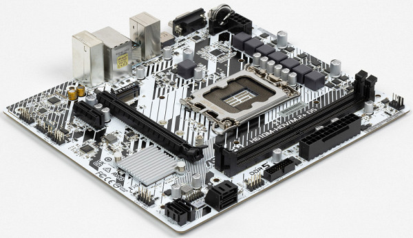 Above we have studied the potential capabilities of the H610+Core tandem, and now let's see what of this and how it is implemented in this motherboard.