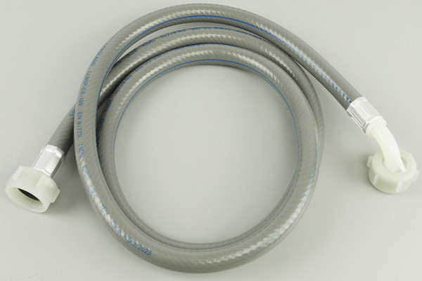 The inlet hose included in the kit is of the simplest design. It does not have an AquaStop valve.