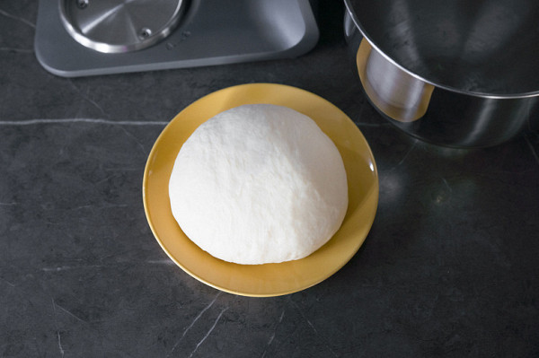 Cover with film, put in the refrigerator for a couple of hours, and then start forming dumplings with minced meat from the previous dough.