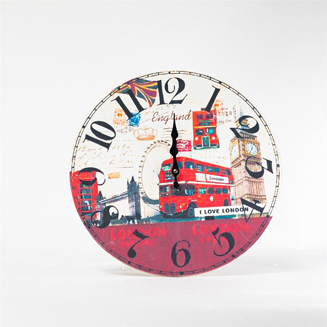 DV-233 London Decorative Clock 34 cm Gazimağusa - изображение 1