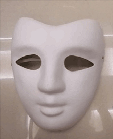 TRQ-018 Cardboard Mask  - photo 1