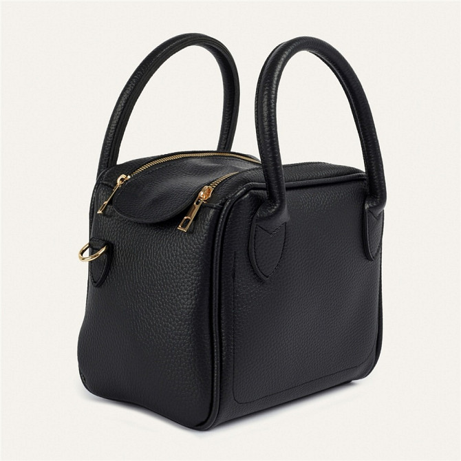 Faux Leather Detachable Strap Shoulder Bag  - изображение 2