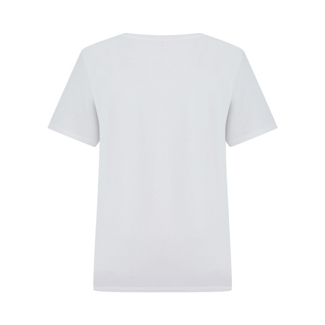 Printed Crew Neck Cotton T-Shirt  - photo 2