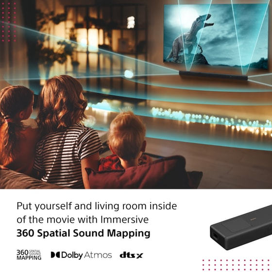 Sony HT-A5000 premium 5.1.2 channel Dolby Atmos Soundbar  - изображение 7