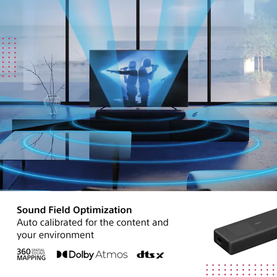 Sony HT-A5000 premium 5.1.2 channel Dolby Atmos Soundbar  - изображение 6