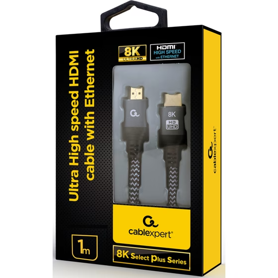 Cablexpert HDMI 2.1 Ultra High Speed ​​Select Plus male cable - 1m  - изображение 2