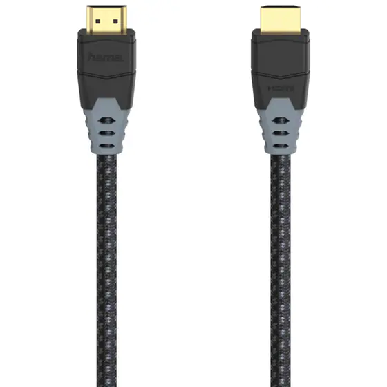 HAMA High Speed ​​Braided Cable HDMI male - HDMI male 1.5m Black  - изображение 1