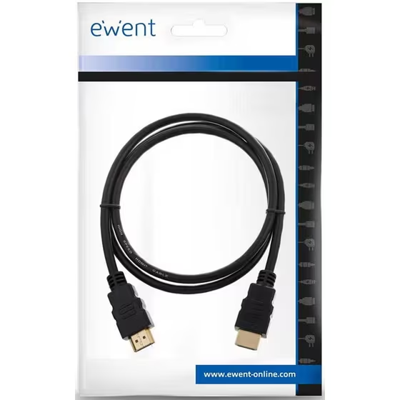 Ewent Ultra High Speed ​​HDMI 19 Cable - 1.8m - Black  - изображение 2