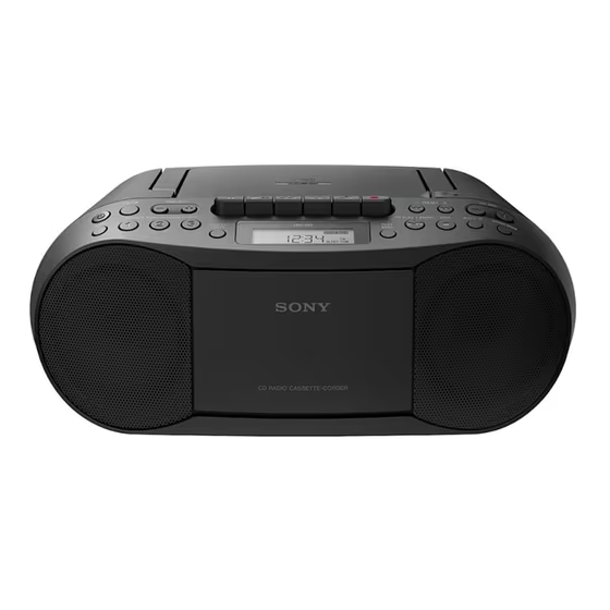 Sony CFDS70 Portable CD Player - Black 