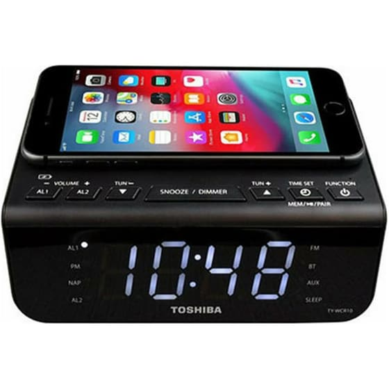 Toshiba Digital Desk Clock with Alarm Clock 