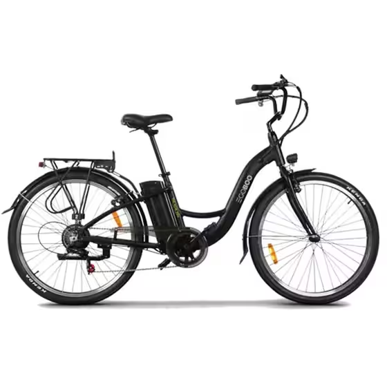 Egoboo E-Bike E-City Electric Bicycle - Black 