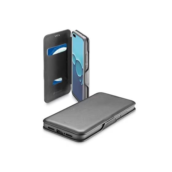Huawei P40 Case - Cellular Line Book Clutch - Black 