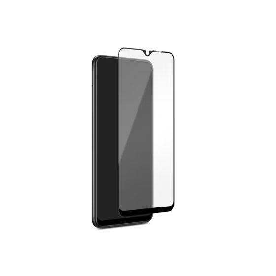 Puro Galaxy A20E Tempered Glass Screen Protector - Black Gazimağusa