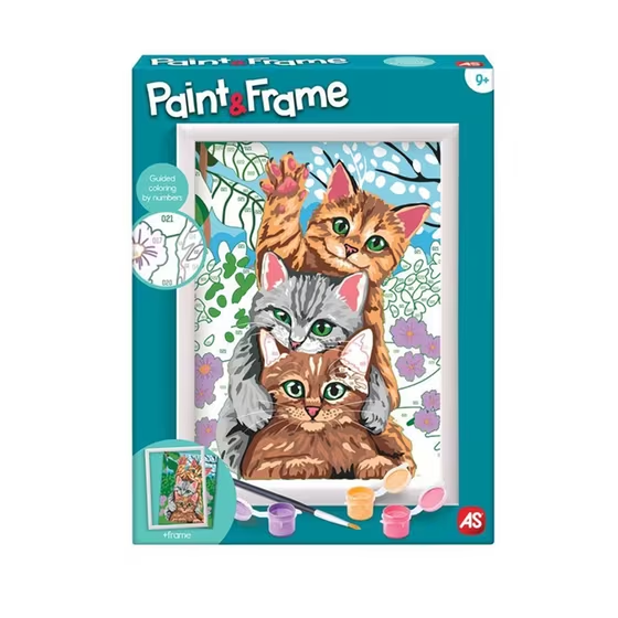 AS Company Paint & Frame Paint By Numbers Funny Kitties Gazimağusa