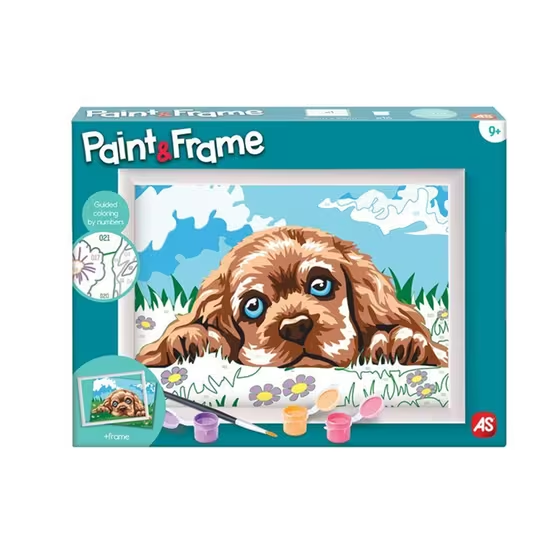 AS Company Paint & Frame Paint By Numbers Loving Puppy Gazimağusa