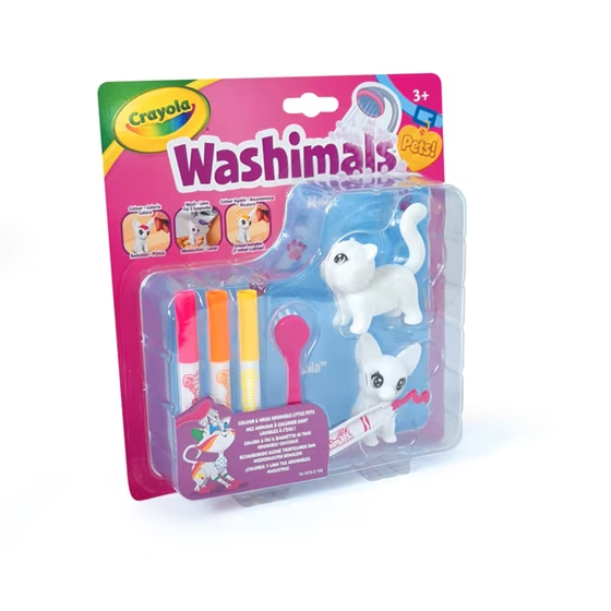 Crayola Washimals Painting Set 2 Figures Cat and Dog Gazimağusa - изображение 2