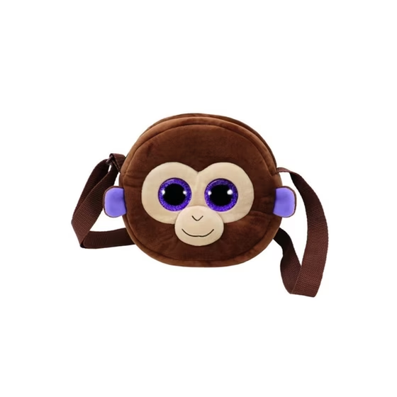 Plush Brown Monkey Shoulder Bag TY 