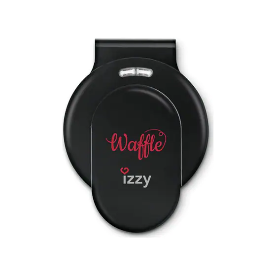 IZZY Waffle Maker IZ-2003 Round Shape 1000W Black Gazimağusa - изображение 1