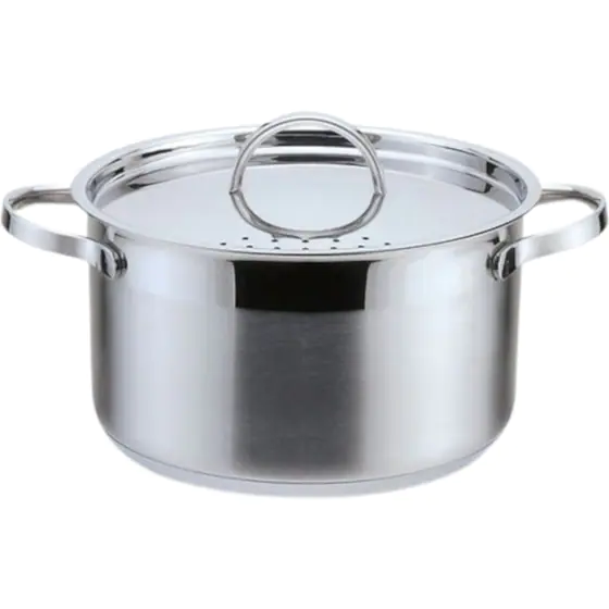 IZZY COSMOPOLITAN Deep Pot made of Stainless Steel 20 cm  - photo 2