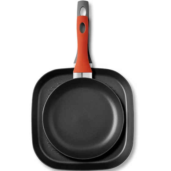 Set of Pans IZZY GRILLETTO 2 pcs. Black  - photo 1