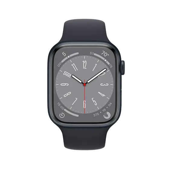 Apple Watch Series 8 Midnight Aluminium GPS 45mm - Midnight Sport Band Regular  - изображение 2