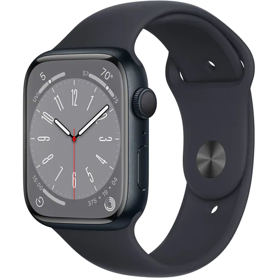Apple Watch Series 8 Midnight Aluminium GPS 45mm - Midnight Sport Band Regular  - изображение 1