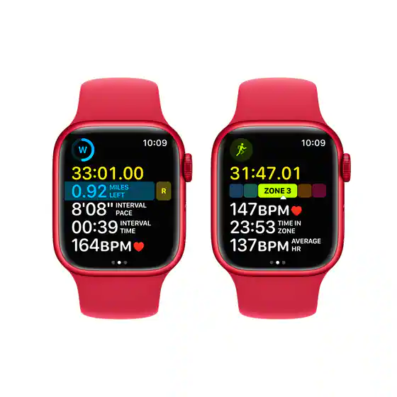 Apple Watch Series 8 (PRODUCT)RED Aluminium 45mm - (PRODUCT)RED Sport Band Regular  - изображение 7
