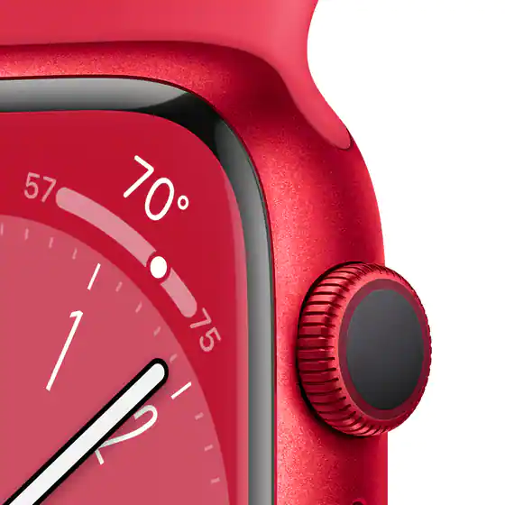 Apple Watch Series 8 (PRODUCT)RED Aluminium 45mm - (PRODUCT)RED Sport Band Regular  - изображение 3