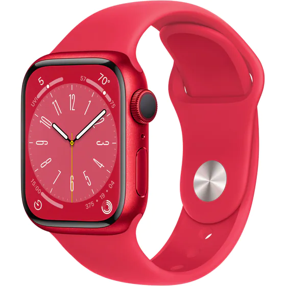 Apple Watch Series 8 (PRODUCT)RED Aluminium 41mm GPS - (PRODUCT)RED Sport Band Regular  - photo 1