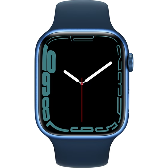 Apple Watch Series 7 GPS + Cellular 45mm Blue Aluminium Case with Abyss Blue Sport Band - Regular  - изображение 2