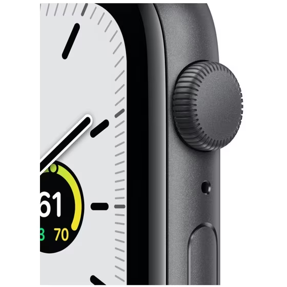 Apple Watch SE Space Gray Aluminum 44mm - Midnight Sport Band  - изображение 2
