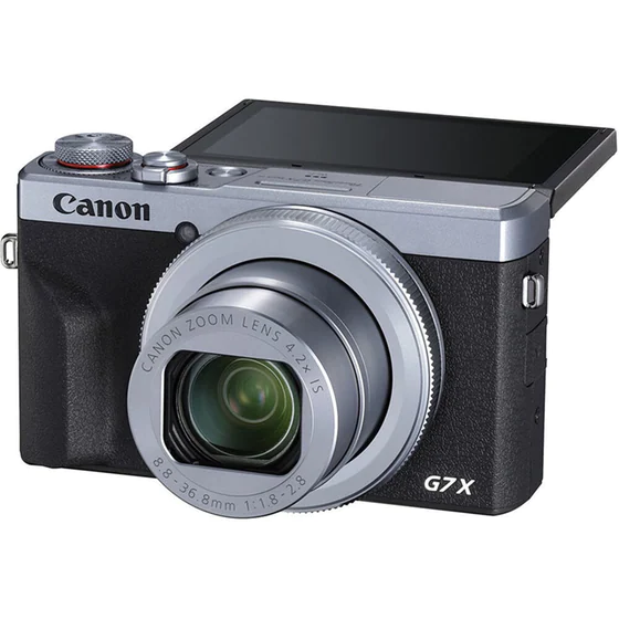 Canon PowerShot G7X Mark III Compact Camera - Silver Gazimağusa - изображение 5