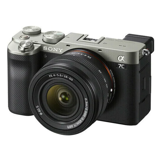 Sony a7C DSLR & 28-60mm Lens - Silver 