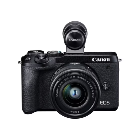 Mirrorless Camera Canon EOS M6 Mark II Kit 15-45mm - Black 