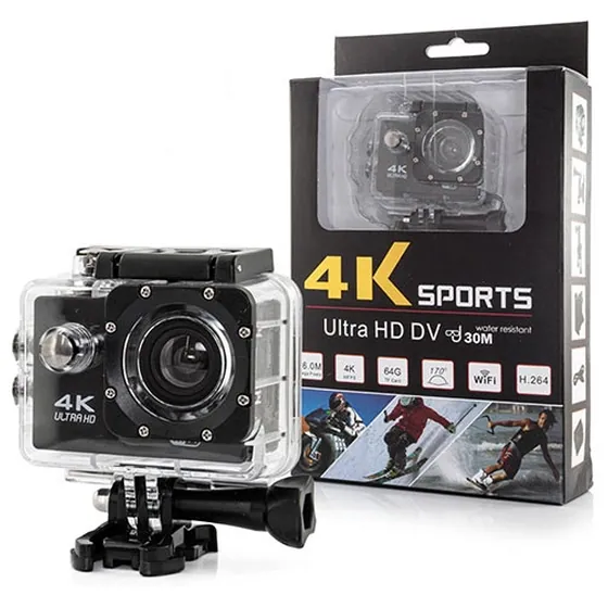 Action Camera Easypix Waterproof 4K Ultra HD - Black 