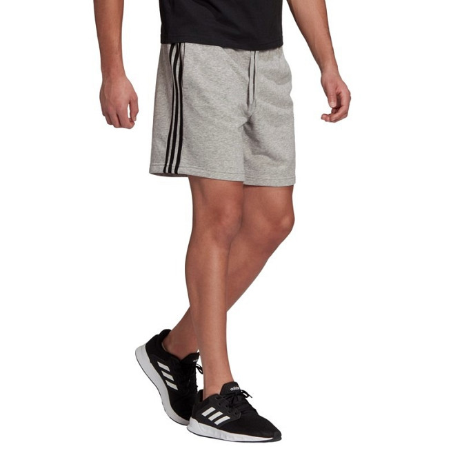 Adidas Sportswear Men's Essentials French Terry 3-Stripes Shorts Gazimağusa - изображение 3