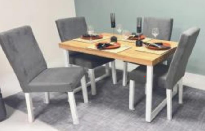 DINING ROOM TABLE WITH 4 CHAIRS Gazimağusa - изображение 1