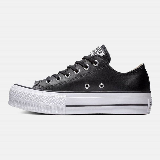 CONVERSE Women's Chuck Taylor All Star Leather Platform Sneakers Gazimağusa - изображение 3