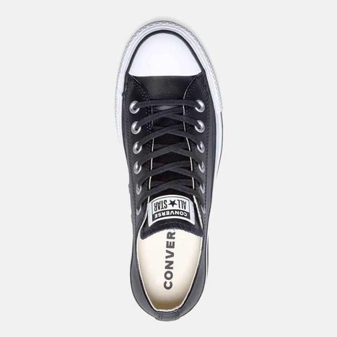 CONVERSE Women's Chuck Taylor All Star Leather Platform Sneakers Gazimağusa - photo 4