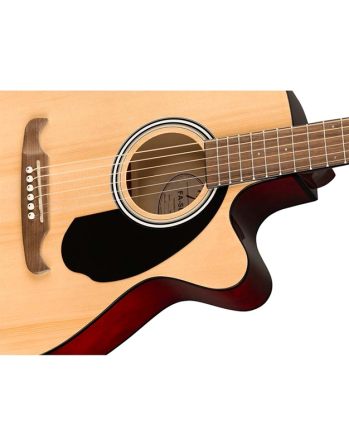 FENDER FA-135CE Concert Walnut Natural Electric Acoustic Guitar Gazimağusa - photo 4