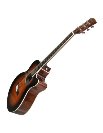 GRANITE AG-4BS Brown Sunburst Acoustic Guitar Round cutaway Gazimağusa - изображение 3
