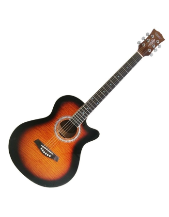 GRANITE AG-4BS Brown Sunburst Acoustic Guitar Round cutaway Gazimağusa - изображение 1