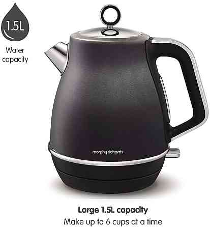 MORPHY RICHARDS EVOKE Water kettle 1.5L - Black Gazimağusa