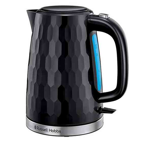 RUSSELL HOBBS HONEYCOMB Water kettle 1.7L 2400W – Black Gazimağusa