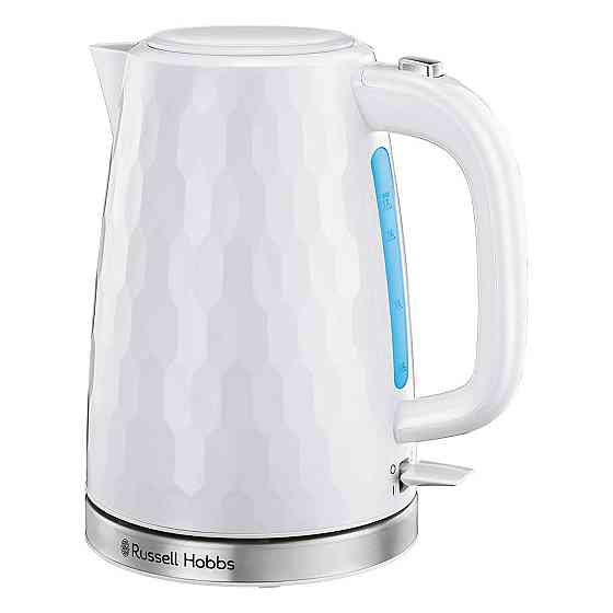 RUSSELL HOBBS HONEYCOMB Water kettle 1.7L 2400W - White Gazimağusa
