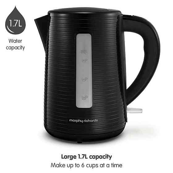 MORPHY RICHARDS ARC Water kettle 1.7L - Black Gazimağusa