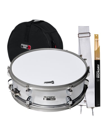 PREMIER Olympic 615055ST 14" x 5.5" Snare Drum with strap, gig bag and drum sticks Premium Bundle Gazimağusa - изображение 1